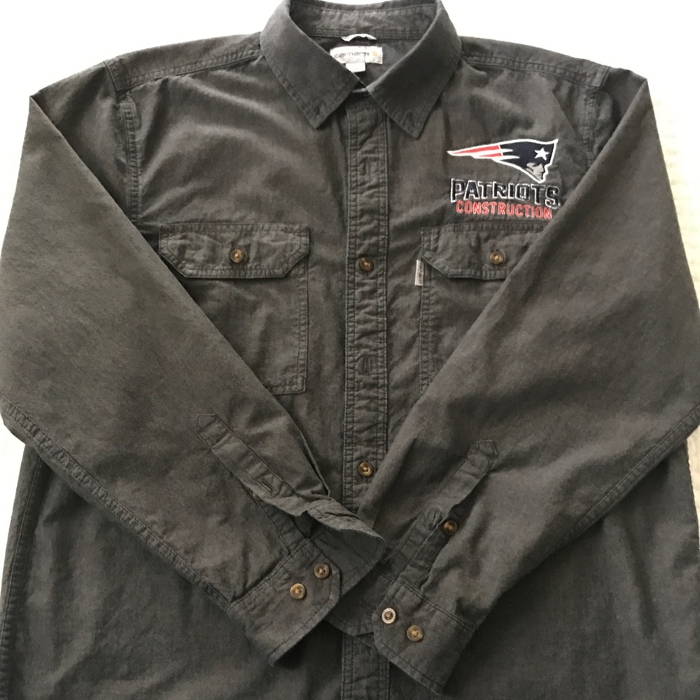 Men's Carhartt New England Patriots button down